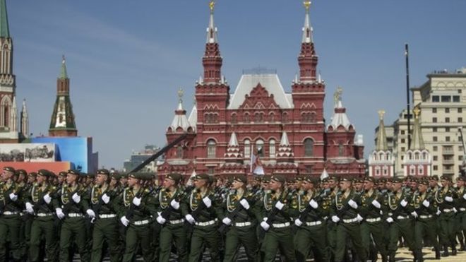 Russia Stages Huge Military Parade to Mark WWII Victory
